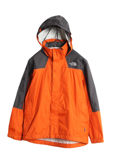 ノースフェイス HYVENT ナイロン ジャケット ボーイズ M 140cm 程/ 古着 The North Face アウトドア マンパ ハイネック ジャンパー 子供用