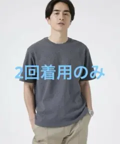 極美品 ナノユニバース バイオポンチクルーネックTシャツ