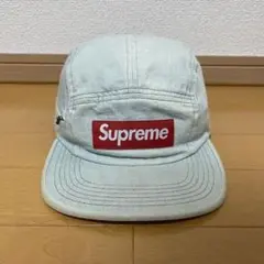 Supreme Side Zip Camp Cap デニム 17aw