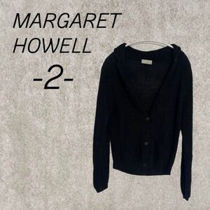 【MARGARET HOWELL】 マーガレットハウエル （2）カーディガン 