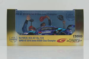 EBBRO 1/43 RAYBRIG NSX-GT No.100 SUPER GT 2018 Serise GT500 Class Champion 山本尚貴 J・バトン スーパーGT #MTGO1.004165.BC.エ.3