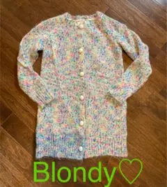 Blondy♡カラーネップMIXカーディガン♡坂下千里子