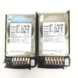 K6042661 Seagate 900GB SAS 10K.5 2.5インチ HDD 2点【中古動作品】