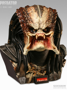 【玩具模型】SIDESHOW LIFE-SIZE BUST PREDATOR サイドショウプレデーターバスト限定版人気樹脂模型コレクション1:1スケール R50