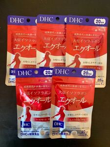 DHCエクオール大豆イソフラボン20日分5袋セット