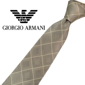 391/ 美品 GIORGIO ARMANI ジョルジオアルマーニ 中古 USED ネクタイ