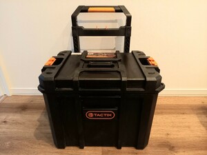 TACTIX タクティクス MOBILE TOOL CHEST ツールボックス 道具箱 工具箱 伸縮式ハンドル 中古 保管 現状品 k1103