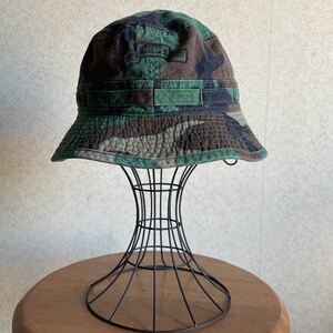 超希少！WTAPS 90s vintage original ARMY ジャングルハット　バケット　ダブルタップス jungle hat ベルハット40% 初期 アーカイブ メンズ