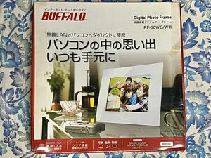 BUFFALO 8型液晶搭載 無線LAN対応 デジタルフォトフレーム PF-50WG/WH