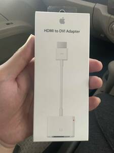 純正品Apple HDMI to DVI Adapter （MJVU2ZA/A）アップル　mac