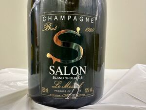 1990年SALON LE MESNILブランド・ブランフランスシャンパーニュ750ml12% 白・レア物・美品・入手困難シャンパーニュ