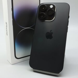 Apple iPhone14 Pro 128GB Space Black A2889 3L243J/A バッテリ100% ■SIMフリー★Joshin8605【1円開始・送料無料】