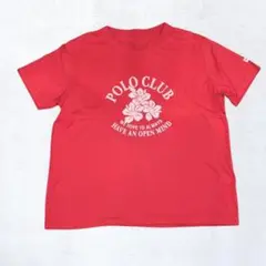 POLO CLUB 赤 Tシャツ