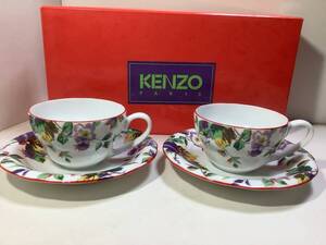 ★★KENZO／オベピンヌ　ペアコーヒーセット／未使用　保管品