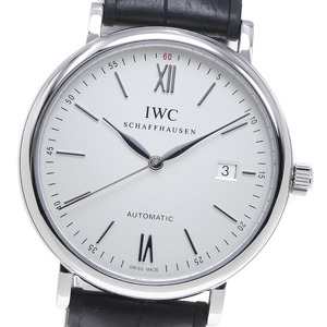 IWC IWC SCHAFFHAUSEN IW356501 ポートフィノ デイト 自動巻き メンズ 良品 _844847