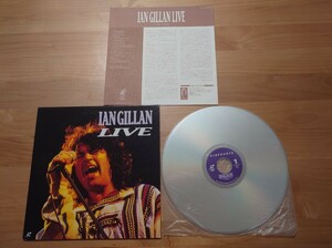 ★Ian Gillan イアン・ギラン★Live★レーザーディスク★中古品★LD