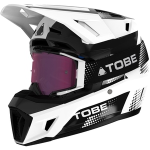 TOBE Outerwear スノーモービル T7 HELMET ミラーレンズ ゴーグル付 軽量ヘルメット フォーム FORM 北米 Lサイズ (約59-60cm) 新品未使用