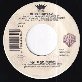 Club Nouveau - Lean On Me / Pump It Up (Reprise) (A) SF-U498