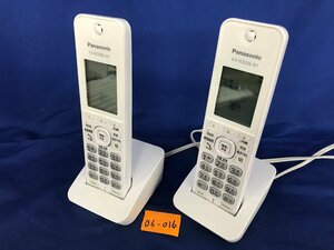 ★０６―０１６★電話機　Panasonic/パナソニック コードレス子機 KX-FKD506 初期化 通電確認済 2点まとめて 増設子機 [60]