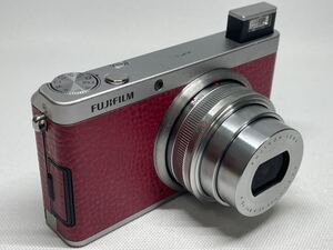 外観美品　ジャンク　FUJIFILM　XF1　富士フィルム　レッド　デジカメ　05