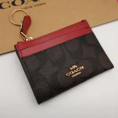 新品　COACH　小銭入れ　カード入れ　レディース