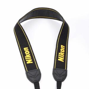 Nikon ニコン 黄色ロゴ カメラストラップ 幅：34mm ☆☆