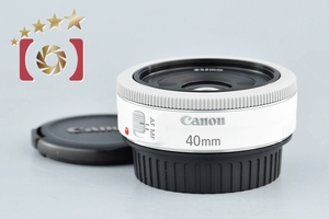 【中古】Canon キヤノン EF 40mm f/2.8 STM ホワイト
