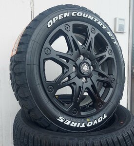 ハイゼットジャンボ エヴリィ ウェイク ハスラー TOYO オープンカントリー RT 165/60R15 タイヤホイール 15インチ ホワイトレター