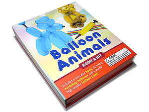 【送料無料★03】　バルーンアートの本（洋書・Balloon Animals）◆ポンプ＆風船付き