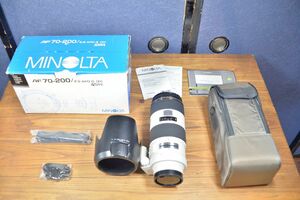 【同梱歓迎】【動作保証・点検済】 極上品■MINOLTA AF 70-200mm F2.8 APO G SSM■元箱付き■RR5