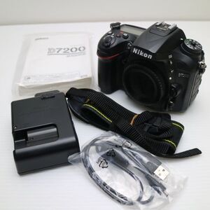 超美品 D7200 ボディ ブラック 即日発送 一眼レフ Nikon 本体 あすつく 土日祝発送OK