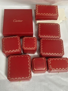 【1円スタート】カルティエ Cartier 箱 BOX 9個 まとめ売り 空箱 ライター 指輪用