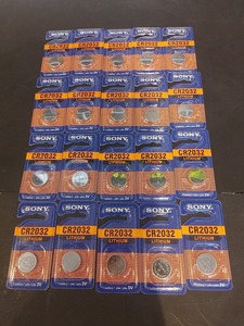 【新品】 ソニー CR2032 20個 コイン型リチウム電池 ボタン電池 コイン電池 時計用電池 腕時計 酸化銀電池 SONY 即納可能