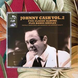 JOHNNY CASH VOL.2 4CD 5 CLASSIC ALBUMS PLUS BONUS SINGLES ジョニーキャッシュ