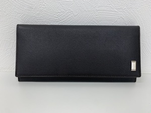 dunhill ダンヒル 長財布 ロングウォレット 箱付き FP1010E ブラック系 【中古美品】 GIY1-640