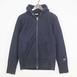 Champion チャンピオン REVERSE WEAVE スウェットパーカー L 濃紺ネイビー レディース