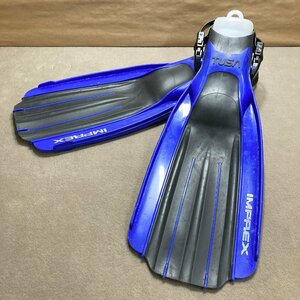 ☆TUSA ツサ スキューバダイビングフィン SF-7700 M レギュラー 24～28㎝ コバルトブルー マリーンスポーツ 海 2kg☆