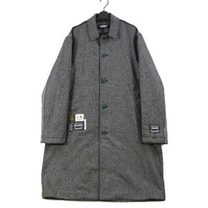 UNDERCOVER アンダーカバー 24SS ネームコラージュ インサイドアウト ステンカラーコート 4 グレー