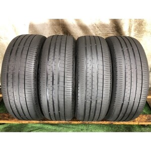 2021年製 溝有り ダンロップ VEURO VE304 225/60R18 100H 4本/札幌市手渡し可/中古オンロードタイヤ(夏タイヤ) ハリアー F_122