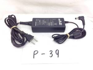 P-39 SHARP 製 EA-RJ2V 仕様 19V 3.16A ノートPC用ACアダプター 即決品