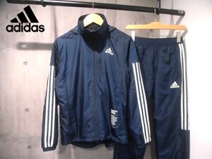 adidas アディダス 24/7 ウインドブレーカー ジャケット x パンツ セットアップ S/CLIMASTORM ナイロン 上下セット/紺 ネイビー/メンズ