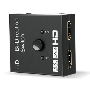 P HDMI切替器 HDMIスプリッター HDMI2.0 双方向セレクター HDMI分配器 2入力×1出力 or 1入力×2出力 4K 30HZ 3D/1080p セレクター高速安定