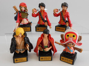 ♯Ilx26PjワンピースONEPIECE STATUE FILM Zフルコンプ6種劇場版♂BANDAIバンダイ♀400円〓013419_s