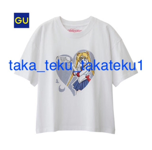 新品GUジーユー 限定 美少女戦士 セーラームーン コラボ 商品 グラフィック Ｔシャツ（セーラームーン・半袖）未開封Mサイズ38 9号 未使用