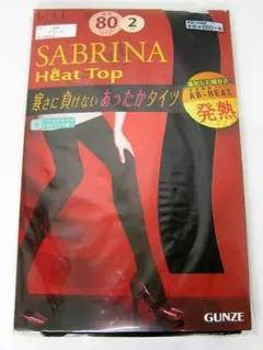 SABRINAサブリナ発熱あったかタイツ 厚手80デニール２足組