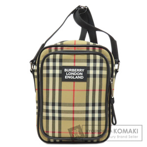 BURBERRY バーバリー ノバチェック ショルダーバッグ ナイロン素材 レディース 中古