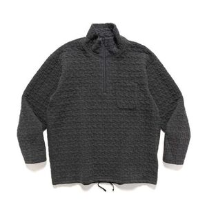 定価44800円 新品 Engineered Garments 24AW Zip Mock Neck キルティング ハーフジップ モックネック スウェット エンジニアードガーメンツ