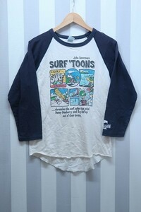 2-4290A/JOHN SEVERSON7分袖Tシャツ ジョンセバーソン 送料200円 