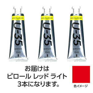 ターナー色彩 U35 ピロールレッドライト60ml 3個 TURNER108725 /l