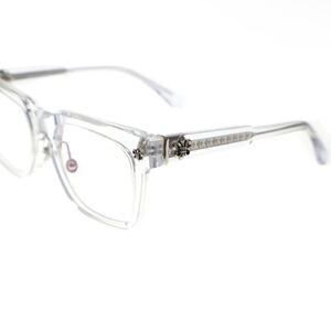 クロムハーツ CH8200 Eyeglasses BSフレアモチーフ クリアフレームメガネ クリア サングラス Chrome Hearts